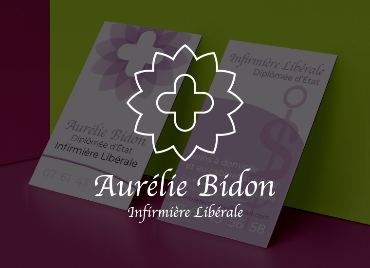Aurélie Bidon, infirmière libérale - Vignette Portfolio