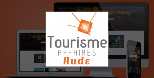 Tourisme Affaires Aude, site web - Vignette Portfolio