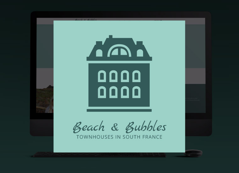 Site web Beach and Bubbles - Vignette présentation Portfolio